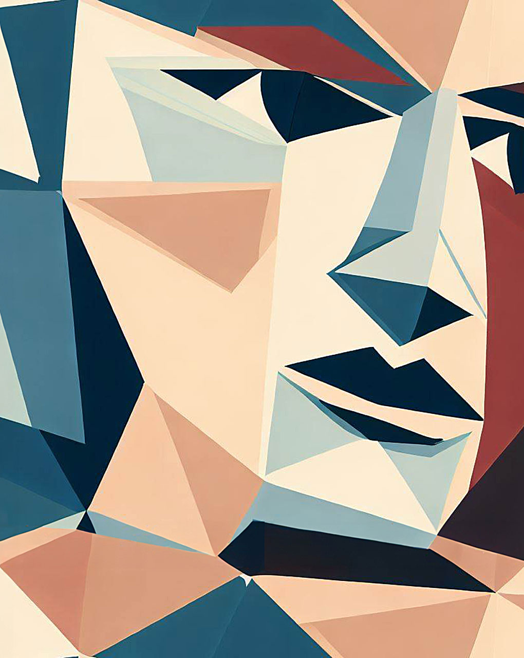 Modern Geometric Digital Print